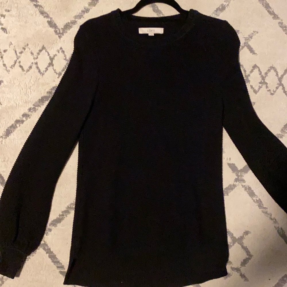 Black loft sweater